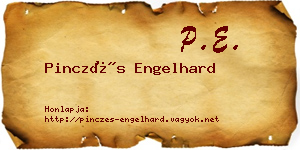 Pinczés Engelhard névjegykártya